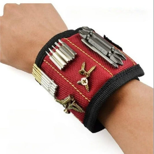 Powerful Magnetic Tool Magnetic Wristband - Used to Secure Screws, Nails, Drill Bits, and Strong Magnetic Wrist Tool Kits Parts