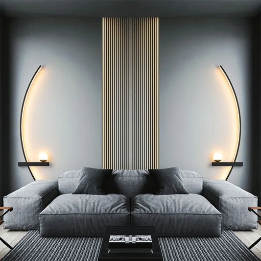 Smart LED Wall Lamp 55/105CM Remote Control Left Right Lighting Bedside Wall Sconces Bedroom Living Room Home Led Lights Lustre